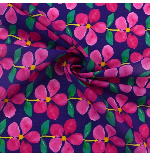 Safa Textile Custom Floral Digital Print 100% Liberty Cotton Fabric For Women Clothing Safa Textile Custom Floral Digital Print 100% Liberty Cotton Fabric For Women Clothing